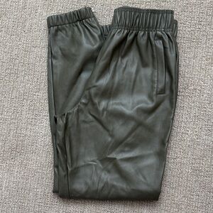Anthropologie Dark Green Joggers